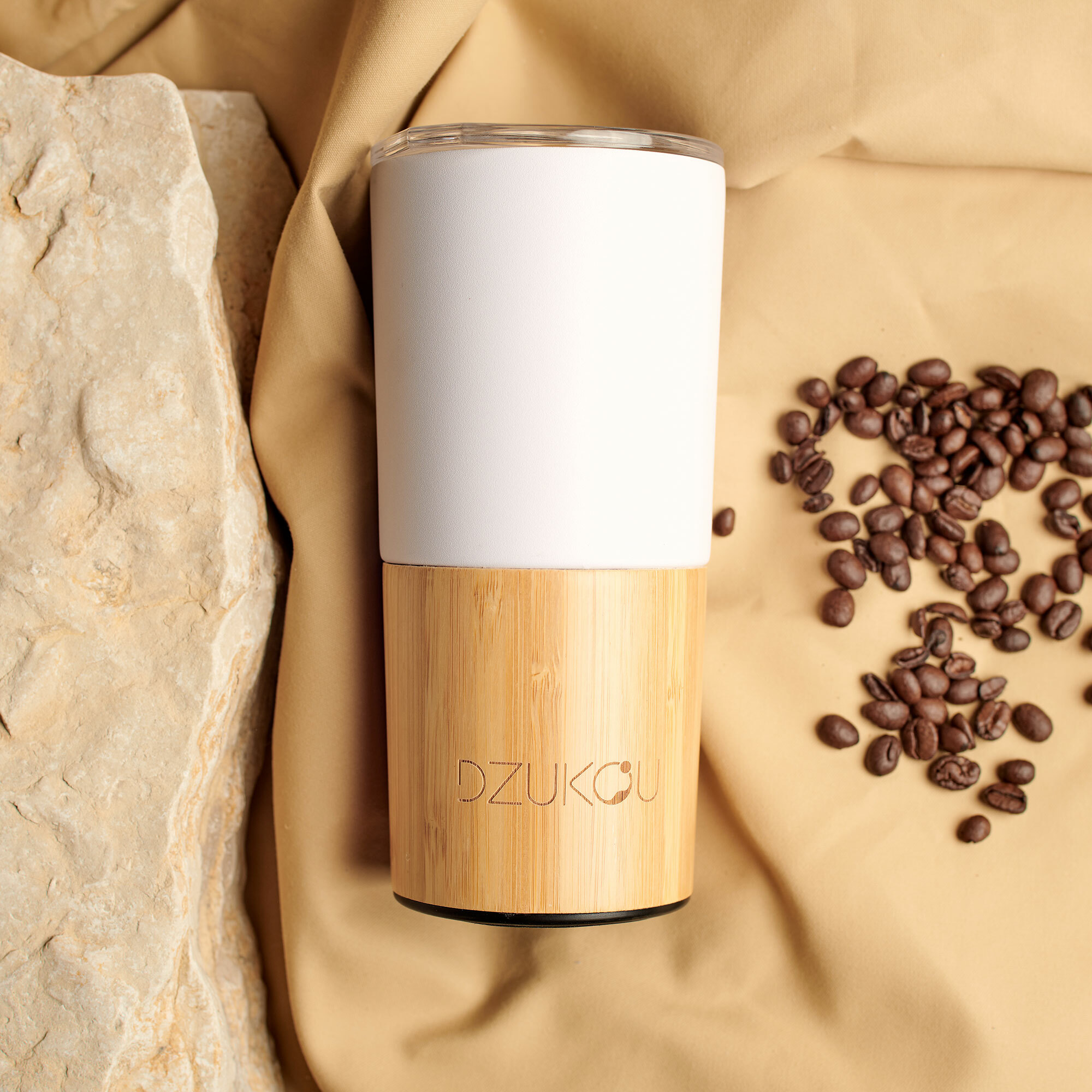 Dzukou zero waste coffee travel mug bamboo